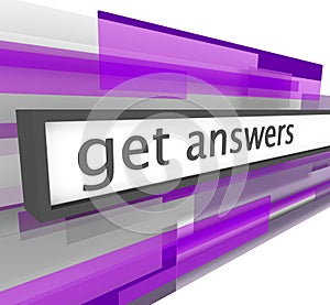 Get Answers - Website Bar