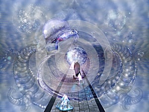 Get-away far on a road