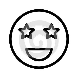 Get this creative excitement emoji in modern style