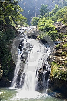 Get a fresh shower at the Ravana Fall