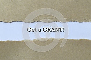 Get a grant on paper