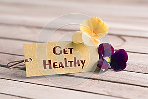 Get healthy tag