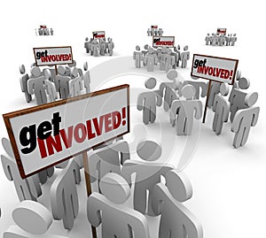 Get Involved People Participate Engagement Interaction Group Mee