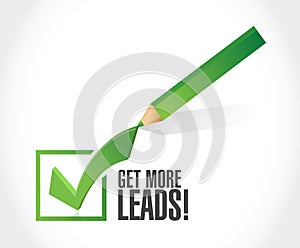 Get More Leads approval check mark sign