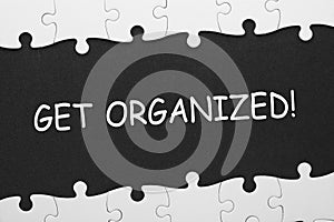 Get Organized Concept Puzzle