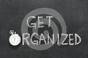 Get organized watch