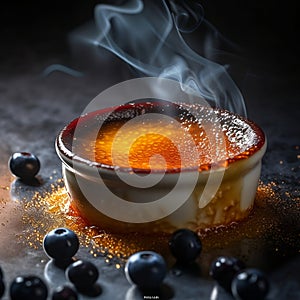 Irresistible CrÃ¨me BrÃ»lÃ©e Dessert Recipe. Classic French Custard photo