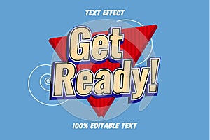 Get Ready With Modern Style Editable Text Effect