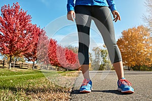 Get ready to clock your best performance yet. Closeup shot of an unrecognizable woman exercising outdoors.