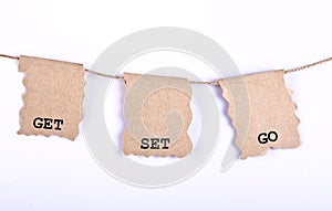Get set go illustration