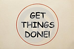 Get Things Done