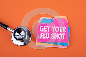 Get Your Flu Shot, Health Concept