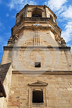 Getaria church bell tower photo