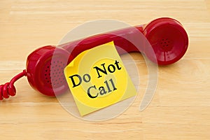 Getting on the do not call list photo