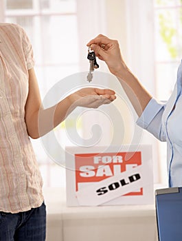 Getting keys to new house