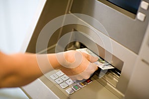 Getting Money at an ATM