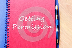 Getting permission write on notebook
