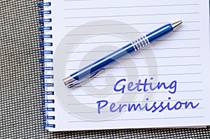 Getting permission write on notebook