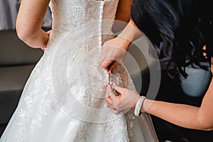 Getting ready groom bride wedding