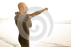 Getting ready for surf