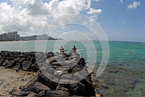 Getting ready to surf