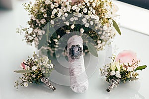 Getting ready wedding bride