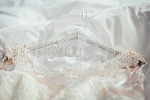 Getting ready wedding bride