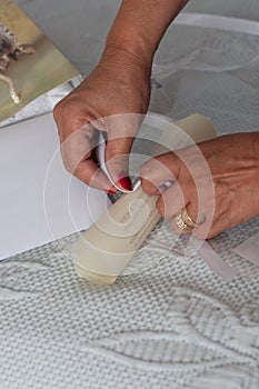 Getting ready for the wedding