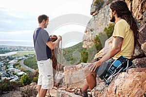 Getting the rope ready