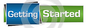 Getting Started Green Blue Horizontal