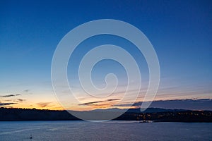 Getxo at the coast in spain