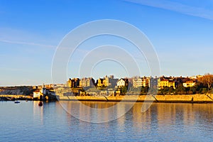 Getxo seafront with residential mansions