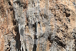 Geyikbayiri tufa rock climbing crag area, Turkey