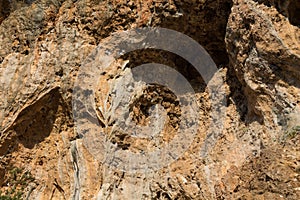 Geyikbayiri tufa rock climbing crag area, Turkey