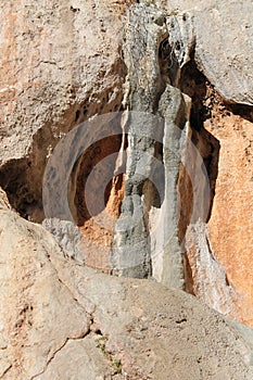 Geyikbayiri tufa rock climbing crag area, Turkey