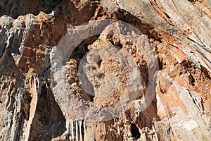 Geyikbayiri tufa rock climbing crag area, Turkey