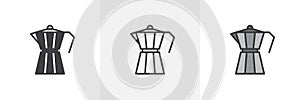 Geyser coffee maker icon