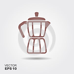 Geyser coffee maker icon