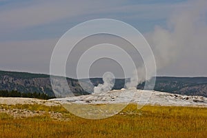 Geyser field Yellowstone National Park