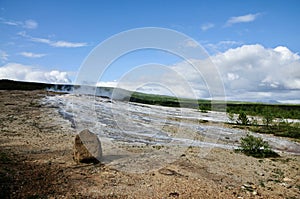 Geyser, Haukadalur Valley, South Iceland