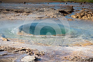 Geyser on Iceland