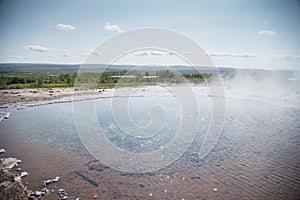 Geyser in iceland