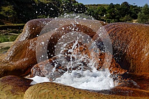 The geysers of Analavory in Madagascar