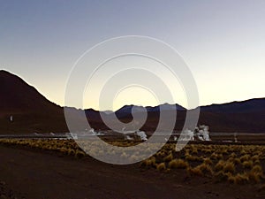 Geysers del Tatio San Pedro de Atacama Chile photo