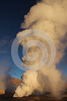 The geysers at Sol de la Manana