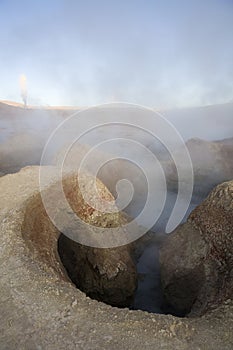 Geysers Sol de Manana in Bolivia