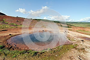 Geysir geyser in southwestern Iceland