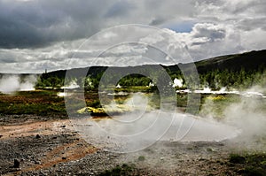 Geysir Hot Spring Area, Haukadalur Valley, South Iceland