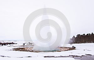 Geysir hot spring Epic view