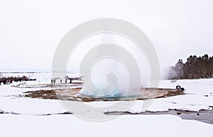 Geysir hot spring Epic view